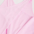 Trymisfit Women's Light Pink Maxi Co-ord Set – Cotton Blend Halter Neck Crop Top & High-Waist Flowy Skirt | Summer Fusion Outfit for Brunch, Beach & Festive Wear