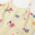 Trymisfit Pink Leaf Print Cut-Out Maxi Dress – Tiered Skirt, Adjustable Straps, Front Knot Detail