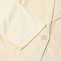 Beige White Cotton Blend Casual Western Wear Co-Ord Set