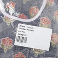 Blue Printed Cotton Bland Dress