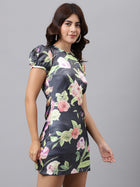 White & Pink Floral Cut-Out Maxi Dress – Sleeveless, Flowy Summer Dress for Women