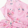 Pink Floral One-Shoulder Mini Dress – Cut-Out Waist, Tiered Ruffle Skirt, Summer Party Dress