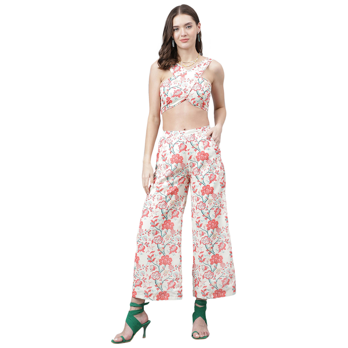 CORD 0004_Multi colour Floral _CottonBland image 1