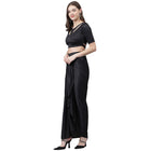 CORD 0005_Black Dhoti Drape _CottonBland image 2