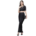 CORD 0005_Black Dhoti Drape _CottonBland image 5