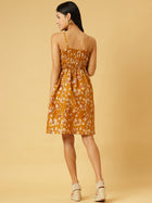 Cord 0029_Brown Floral Printed Cord Set image 4