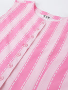 Cord 0034_ Pink Striped Cord Set image 2