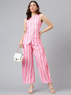 Cord 0034_ Pink Striped Cord Set image 6