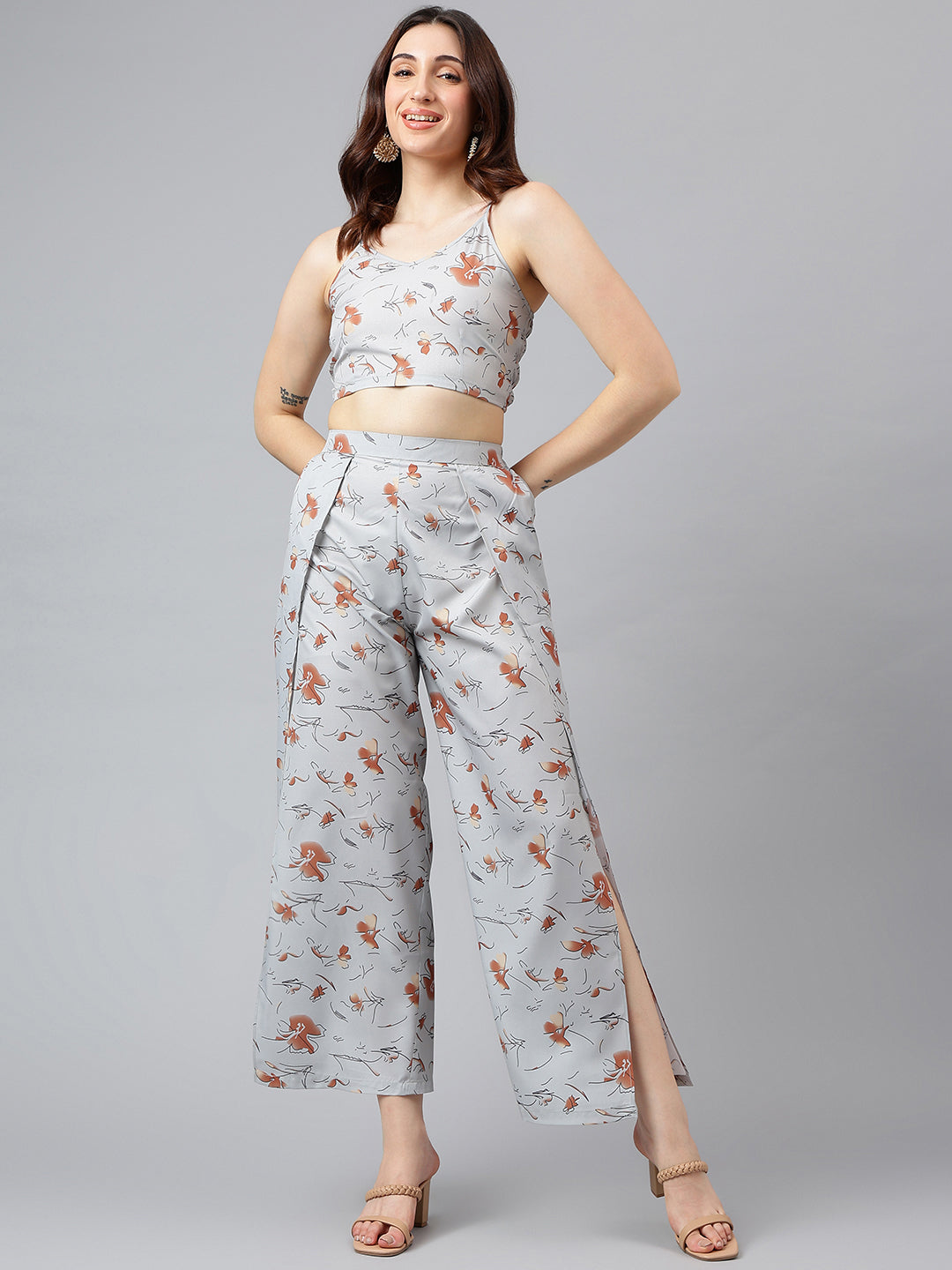 Cord 0035_ Floral Printed Cord Set image 1