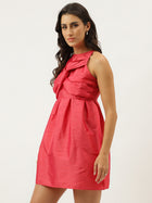DRSS 0001_Multi Colour Floral Print One Soulder_Cotton Blend image 3