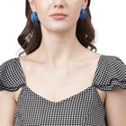 DRSS 0008_Pitch Floral Printed Dress_Poly Georgette image 6
