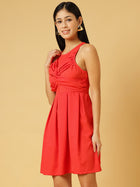 DRSS 0023_French Rose Short Dress_Cotton Blend image 2
