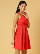 DRSS 0023_French Rose Short Dress_Cotton Blend image 3
