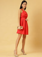 DRSS 0023_French Rose Short Dress_Cotton Blend image 5