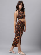 DRSS 0024_ Pink Printed Dress _Cotton Blend image 6