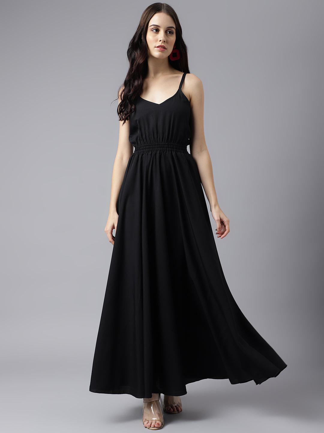 DRSS 0031_Black Dress _Cotton Blend image 1