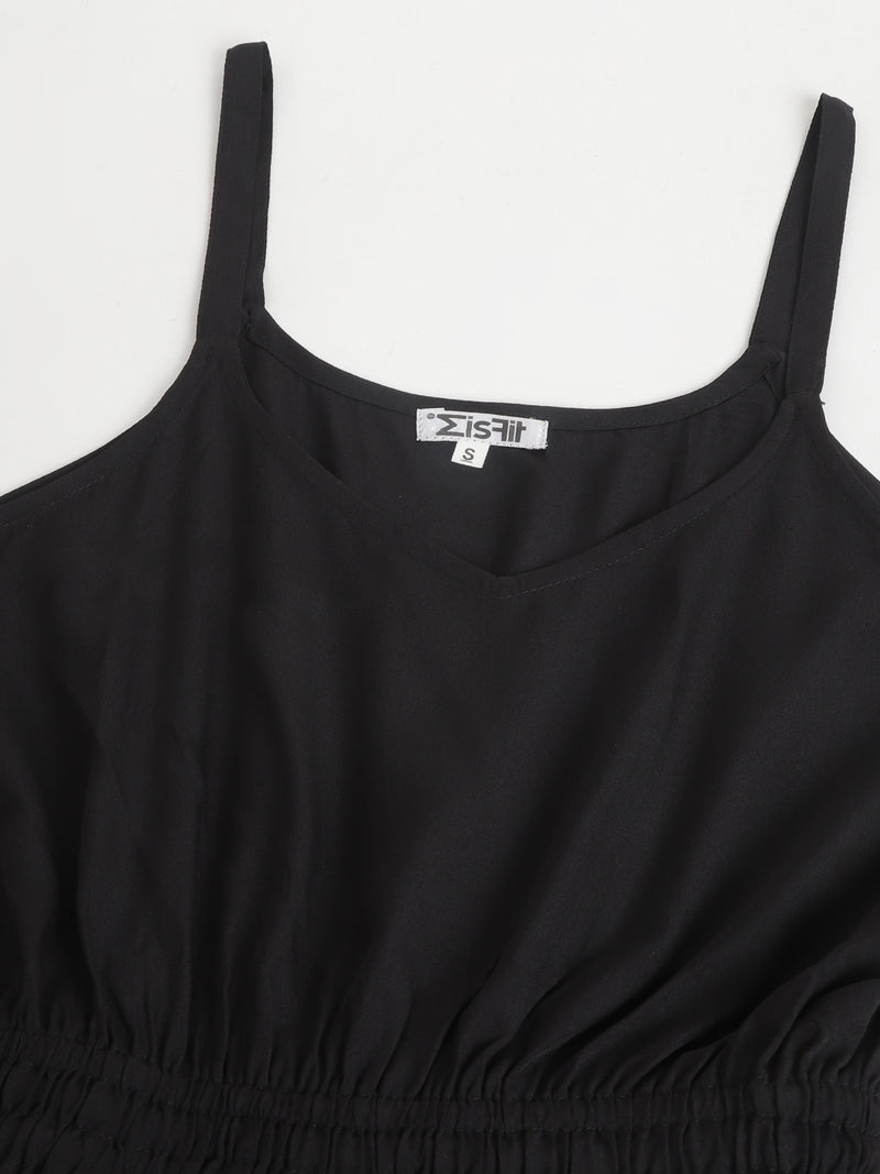 DRSS 0031_Black Dress _Cotton Blend image 2