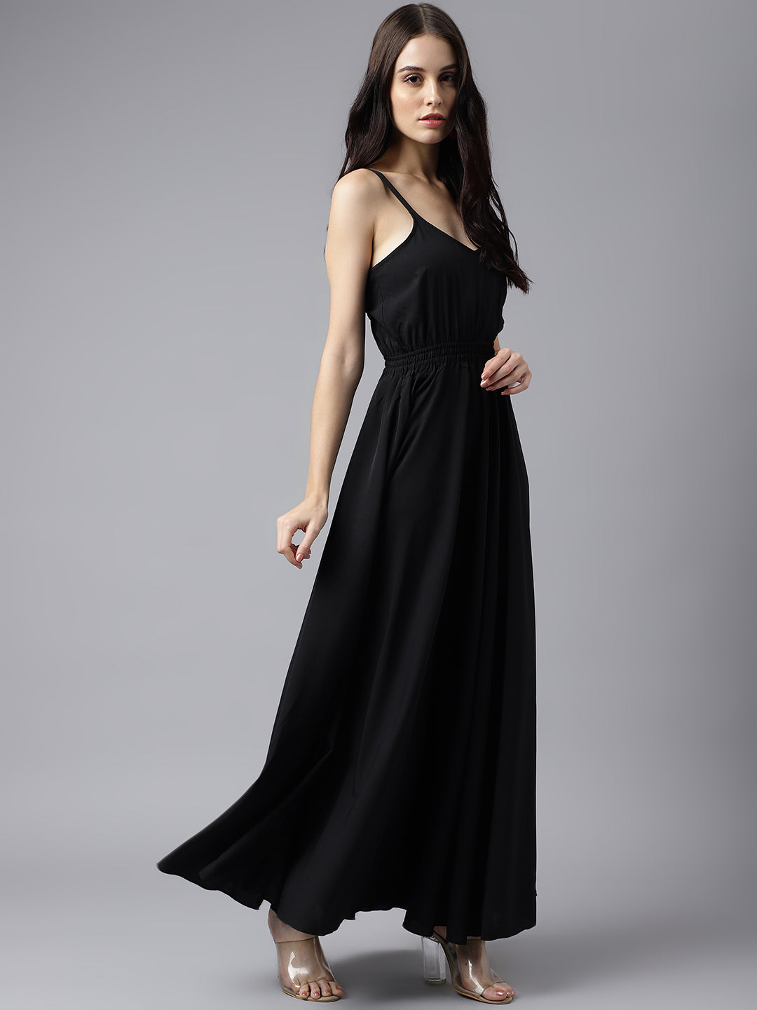 DRSS 0031_Black Dress _Cotton Blend image 5