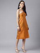DRSS 0033_Mustard Colour Dress _Cotton Blend image 6