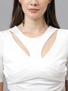 DRSS 0034_White Dress _Cotton Blend image 10