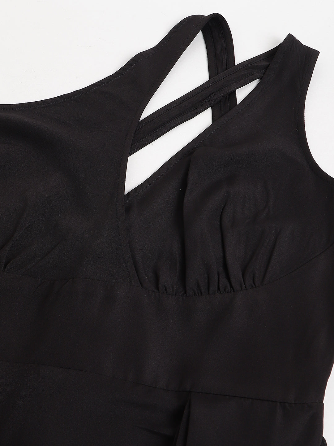 DRSS 0043_Black One Sholder Dress image 2