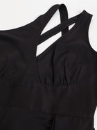 DRSS 0043_Black One Sholder Dress image 2