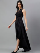 DRSS 0043_Black One Sholder Dress image 3