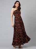 DRSS 0051_ Printed One Shoulder Dress image 6