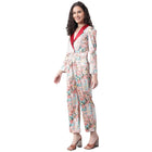 JMPS 0002_Multi Colour Floral Printed Jump Suits_Cotton Blend image 2