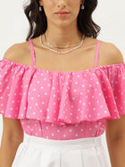 JMPS_0003_Polka Dot White & Pink _CottonBland image 7