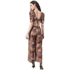 Square Neck Printed Top & Palazzos image 4