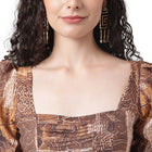Square Neck Printed Top & Palazzos image 7