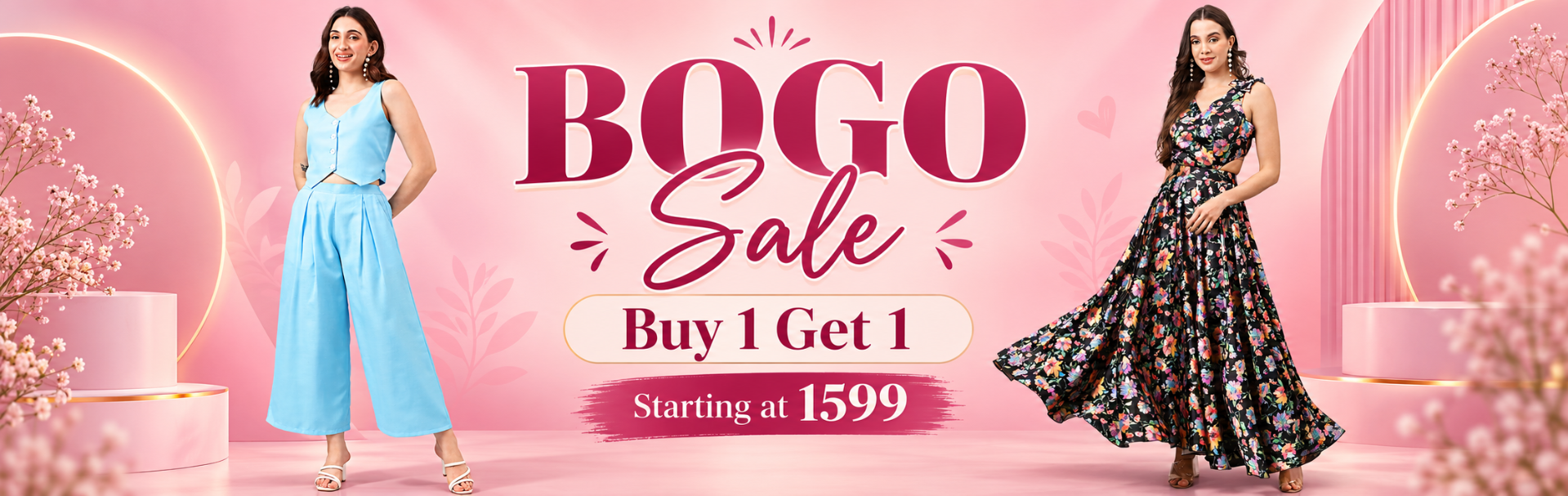 BOGO Sale - Buy 1 Get 1 Starting at 1599