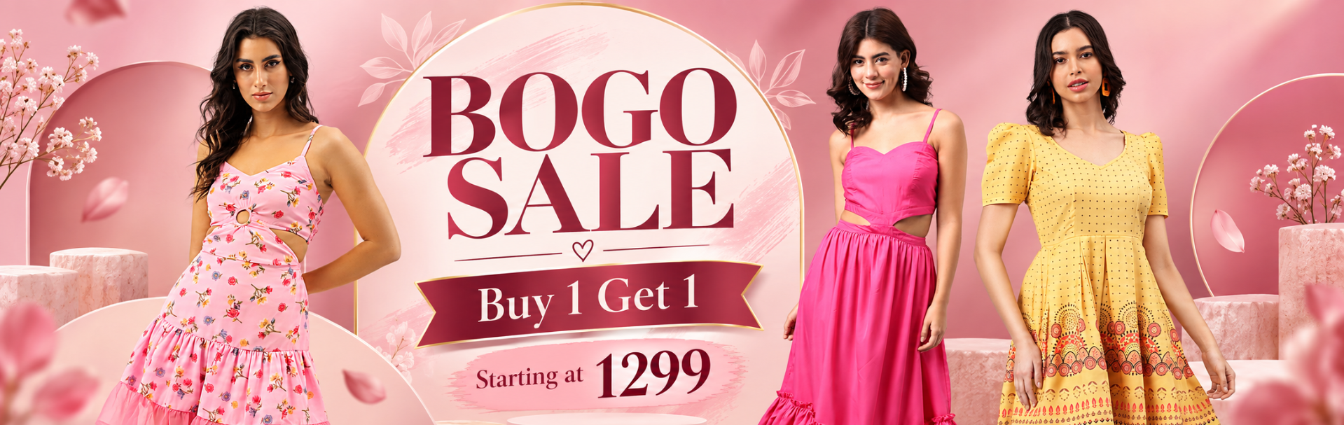 BOGO Sale - Buy 1 Get 1 Starting at 1299
